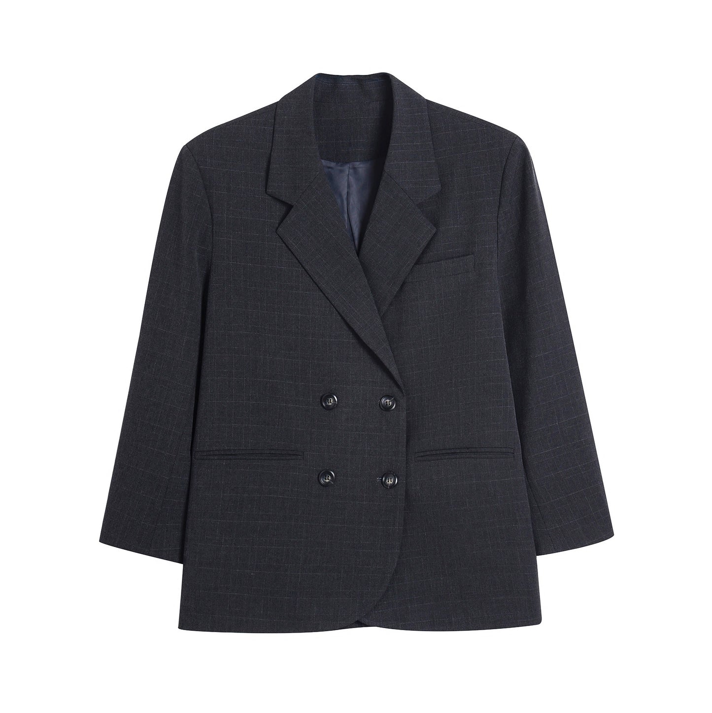 Original design casual check suit jacket