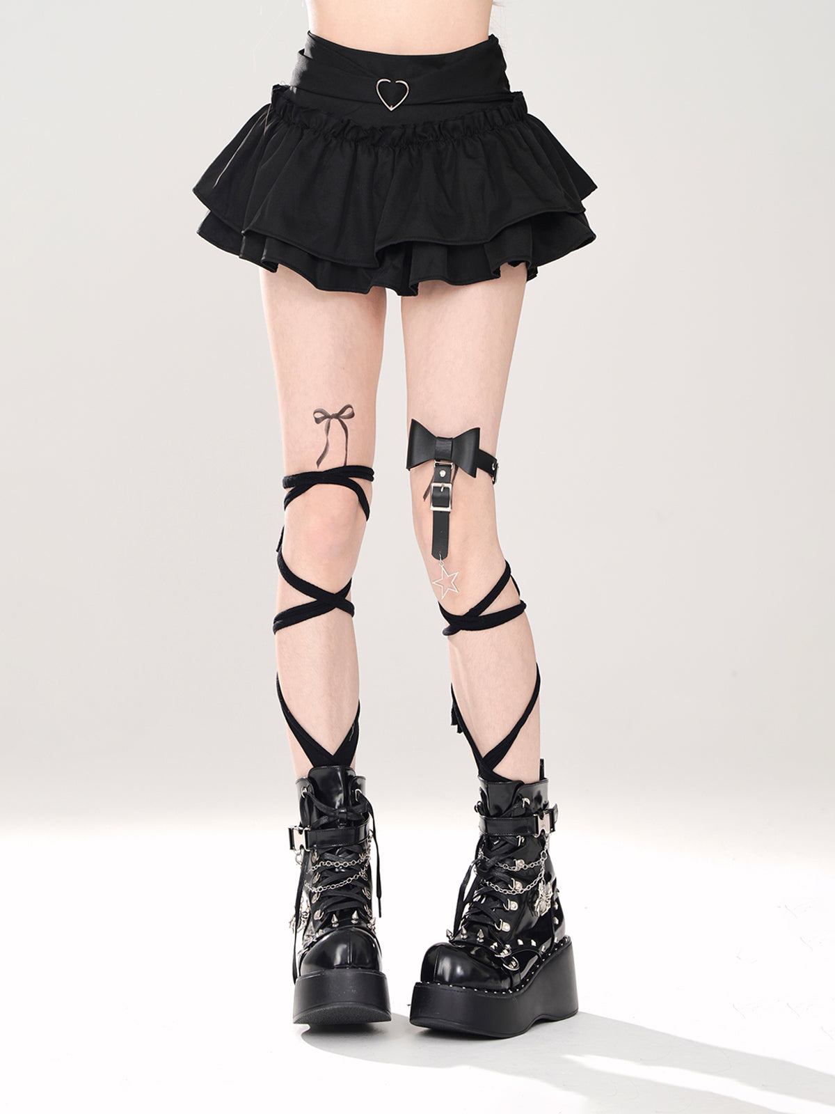 Shibuya Style Layered A-Line Mini Skirt  Womens Slim Fit Cake Skirt